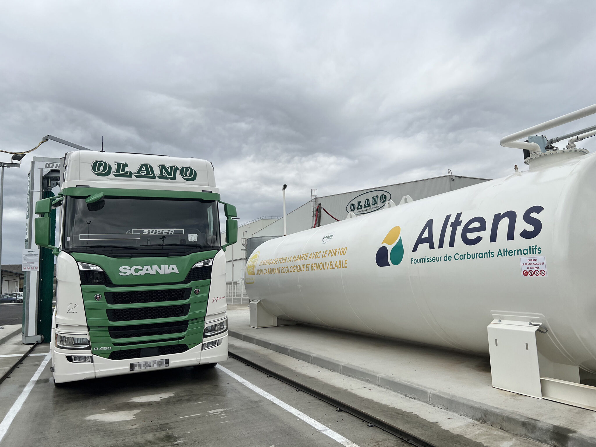 Notre première cuve de biocarburant B100
